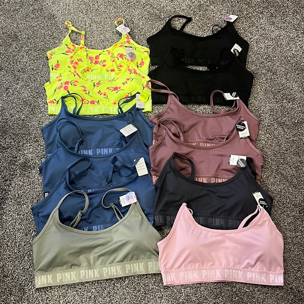 PINK Sports Bras x12